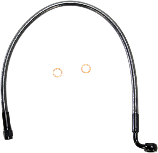 Brake Line - Front - Black Pearl - 90° 10 mm - 20"