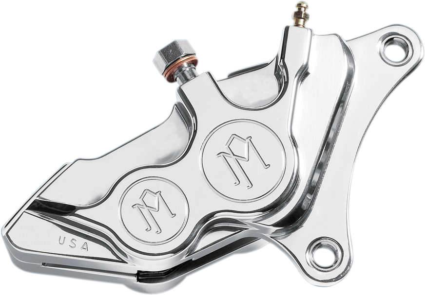 Caliper - Front Left - Chrome - 00-17 Harley-Davidson