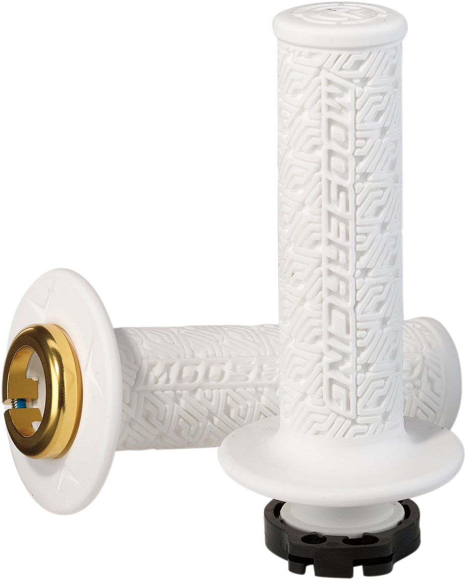 Grips - Lock-On - White/Gold