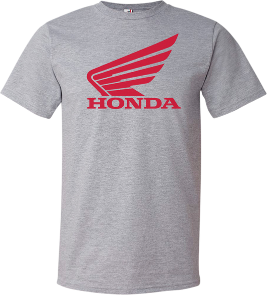 Honda Wing T-Shirt - Heather Gray - 3XL