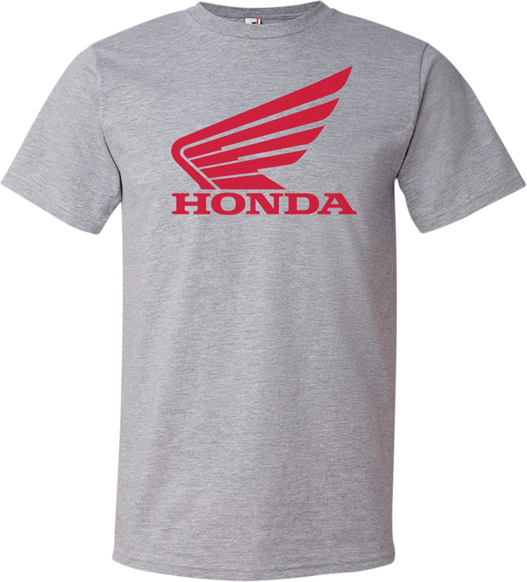 Honda Wing T-Shirt - Heather Gray - Large