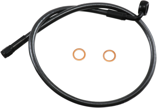 Brake Line - 90° 12 mm - Black Pearl - 26"