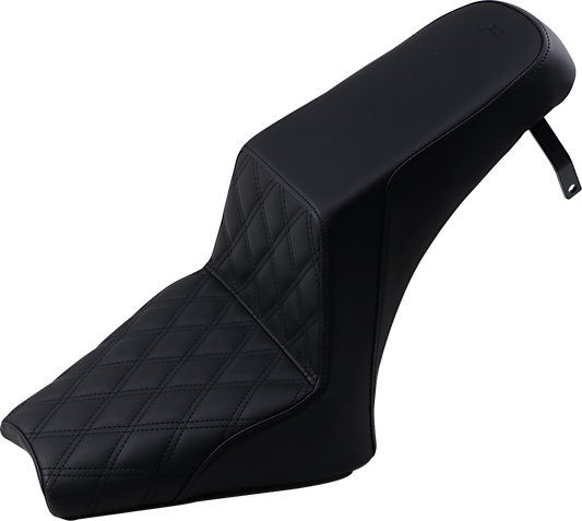 Step Up Seat - Driver Lattice Stitched - Black