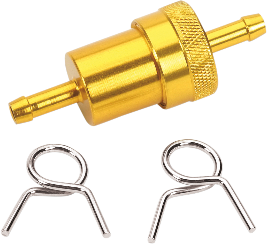 Fuel Filter - Gold - 1/4"