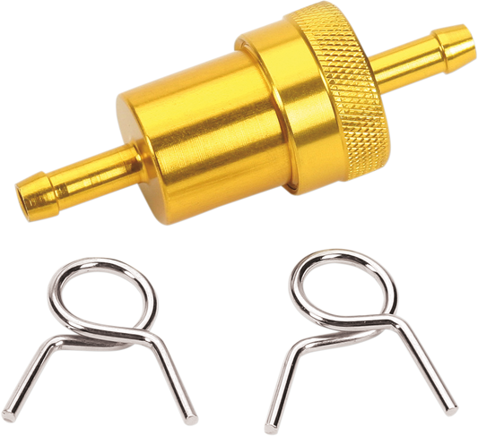 Fuel Filter - Gold - 1/4"