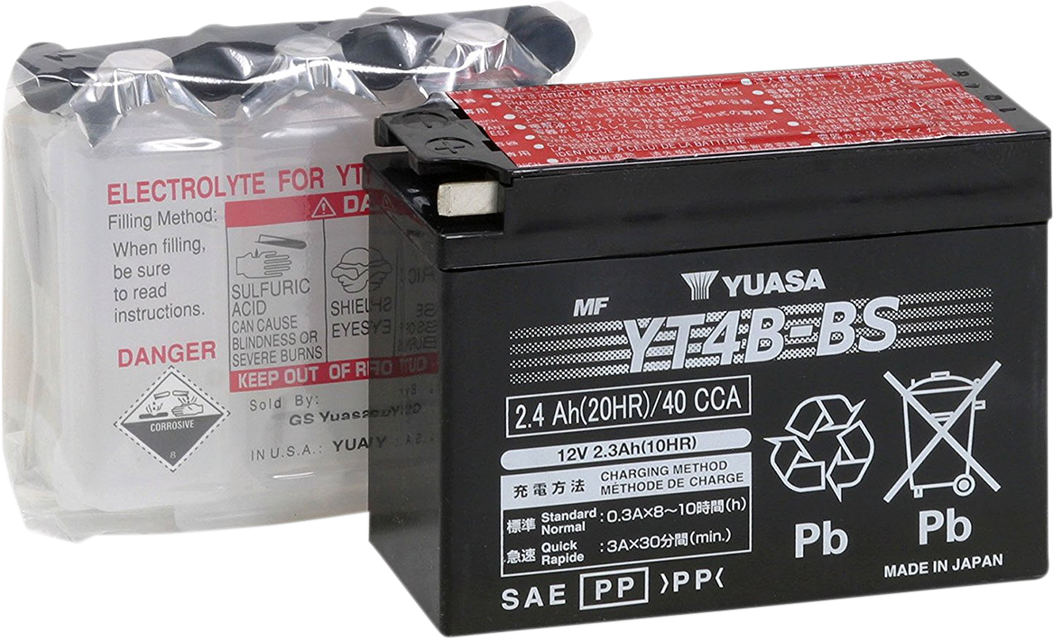 AGM Battery - YT4B-BS .12 L