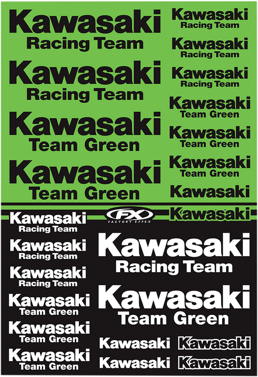 Decal Kit - Kawasaki Racing