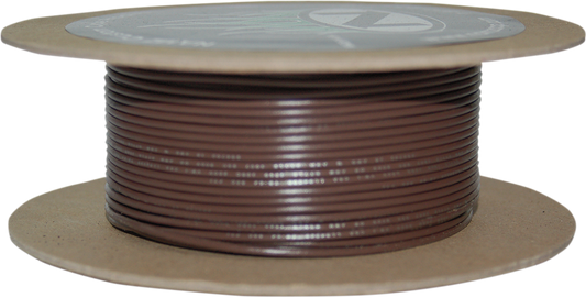 100' Wire Spool - 18 Gauge - Brown