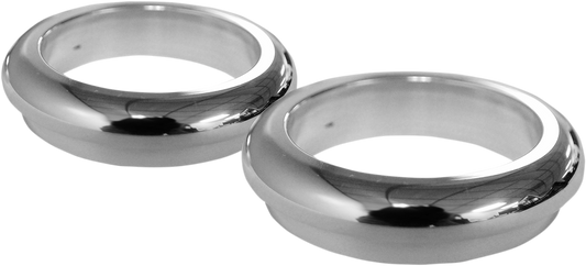 Fork Dust Covers - 49 mm - Chrome