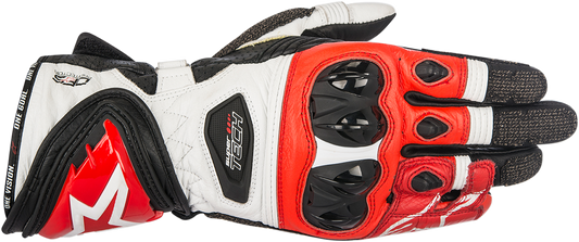 Supertech Gloves - Black/White/Red - Small
