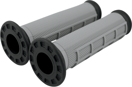 Grips - Dual Compound - Half Waffle - ATV - Black