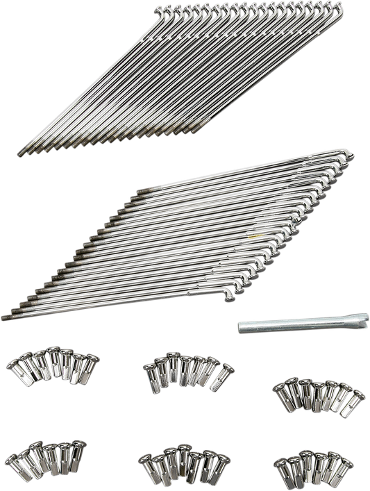 Rayos y Coplees de Rin de 18" - Cromo