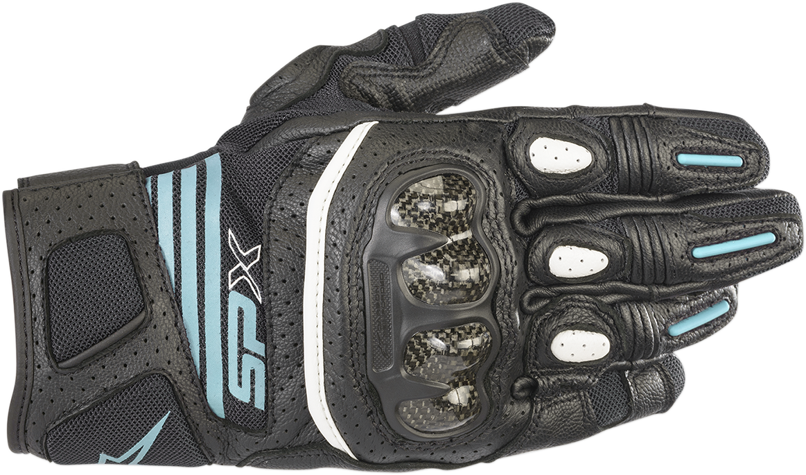 Stella SPX AC V2 Gloves - Black /Teal - XS