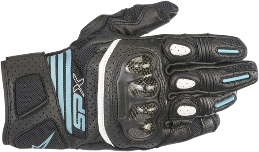 Stella SPX AC V2 Gloves - Black /Teal - XS