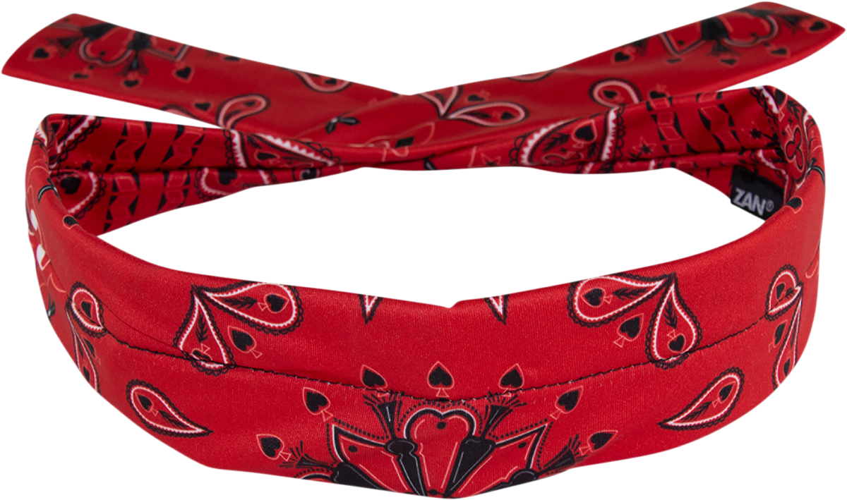 Polyester Cooldanna® - Red Paisley
