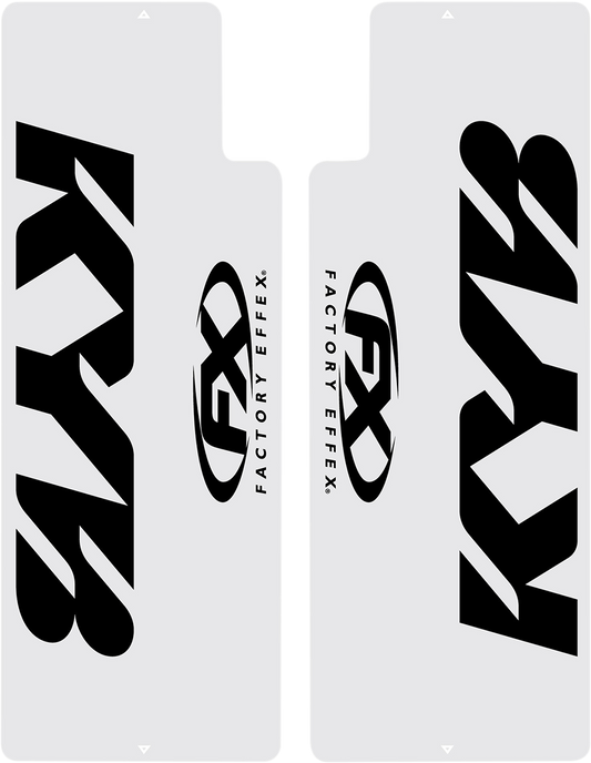 Fork Shield Decal - Kayaba - Black