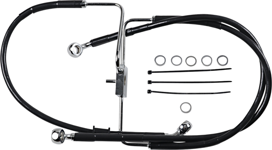 Brake Line - +2" - Black - XL