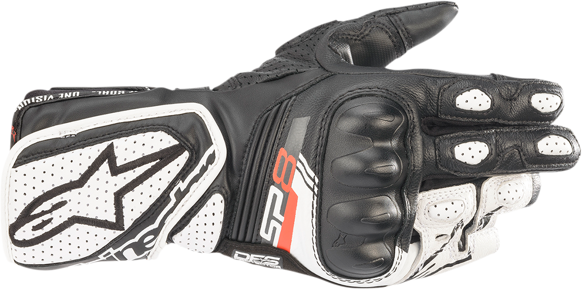 Stella SP-8 V3 Gloves - Black/White - XS