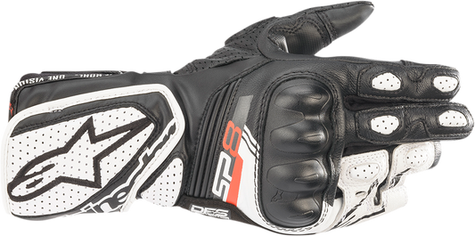 Stella SP-8 V3 Gloves - Black/White - XS