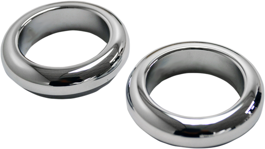 Fork Dust Covers - 39 mm - Chrome