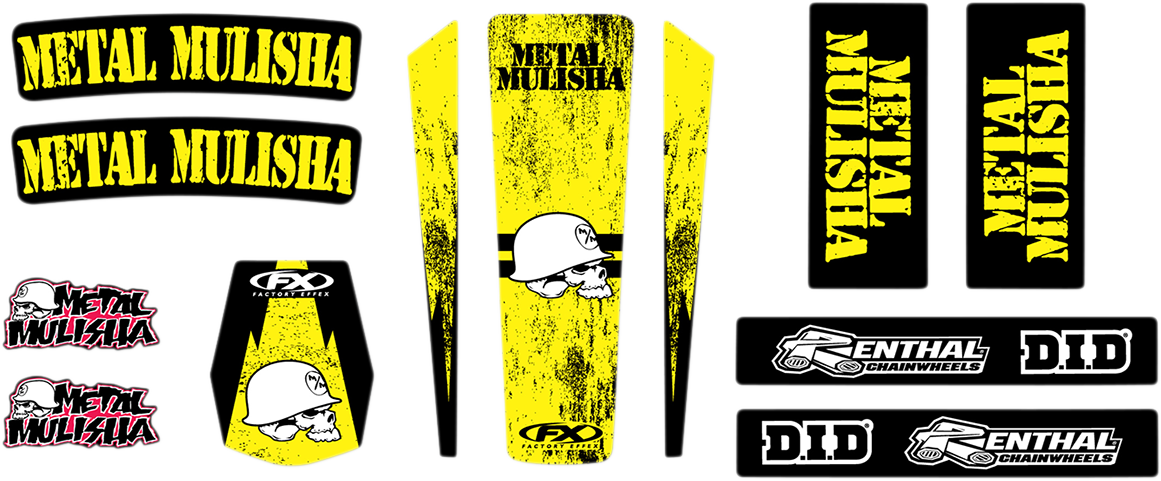 Graphic Trim Kit - Metal Mulisha - Suzuki