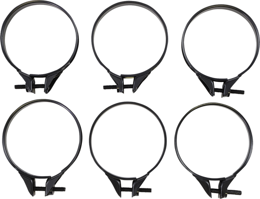 Carburetor Clamps - 55-58 mm - 6-Pack