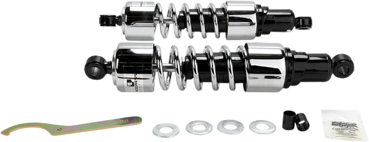 Shocks - 412 Cruiser Series - Chrome - 13.5" - Heavy Duty