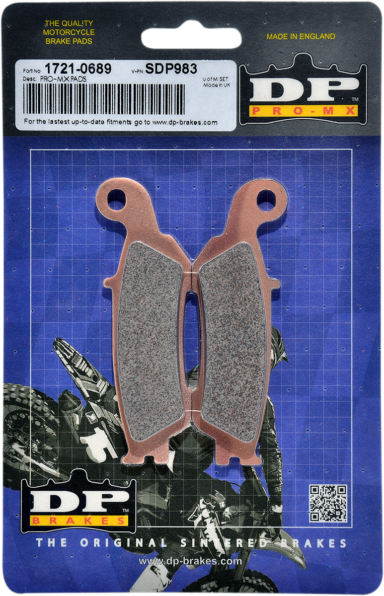 Pro MX Sintered Brake Pads - SDP983