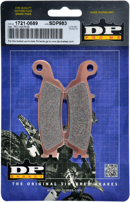 Pro MX Sintered Brake Pads - SDP983