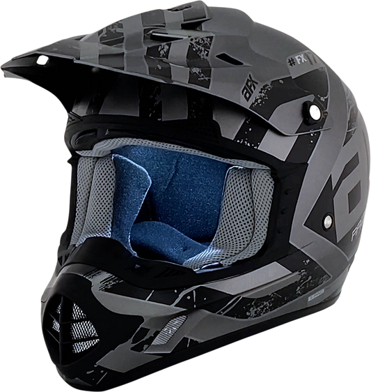 FX-17 Helmet - Attack - Frost Gray/Matte Black - XS