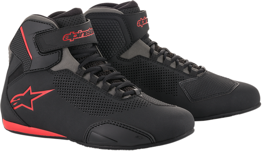 Sektor Vented Shoes - Black/Gray/Red - US 6