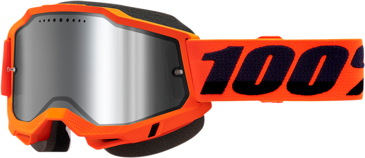 Accuri 2 Snow Goggles - Neon Orange - Silver Mirror