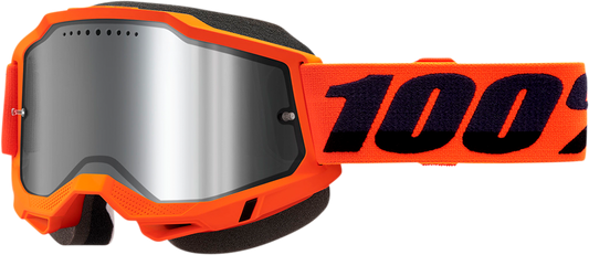 Accuri 2 Snow Goggles - Neon Orange - Silver Mirror