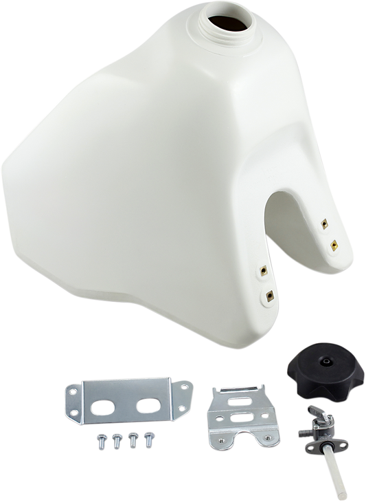 Gas Tank - White - 3.5 Gallon - Suzuki