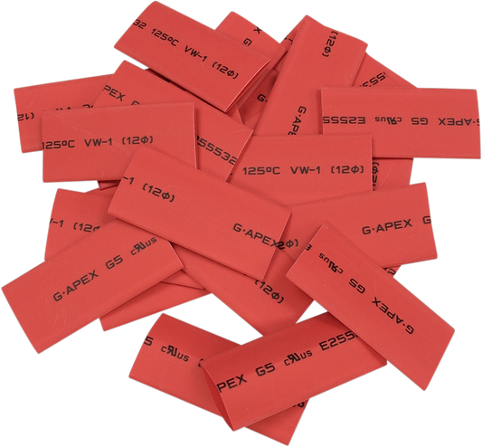 Heat Shrink tube - 25PK - Red