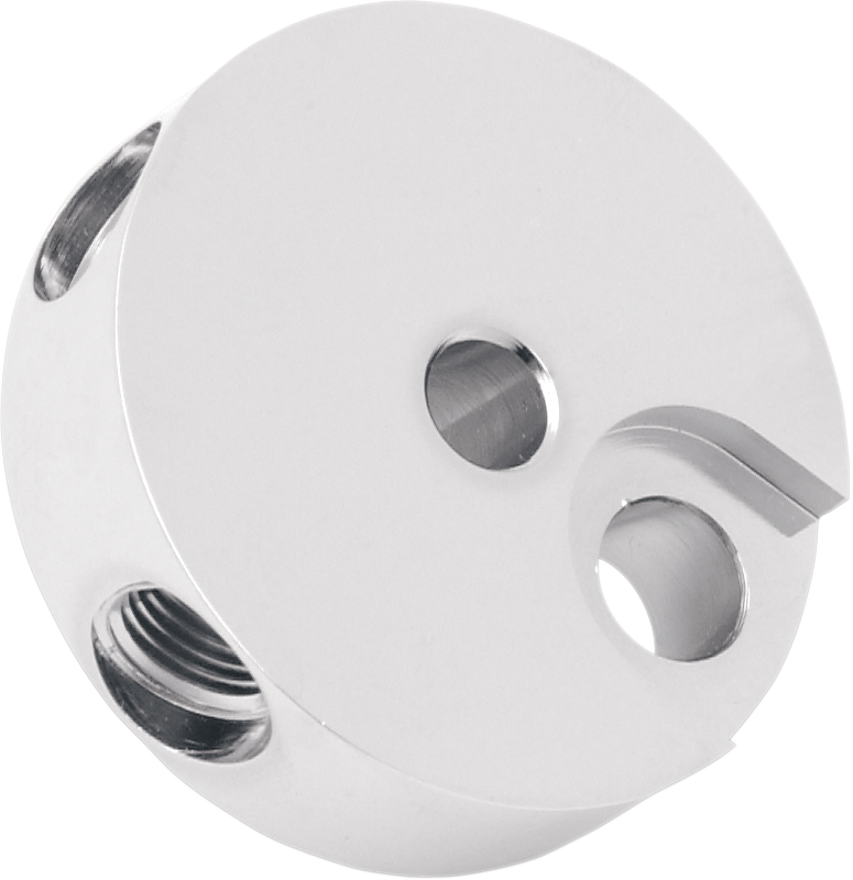 Union de linea de frenos 1/8" NPT cromo