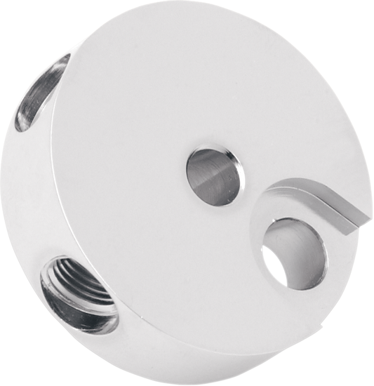 Union de linea de frenos 1/8" NPT cromo