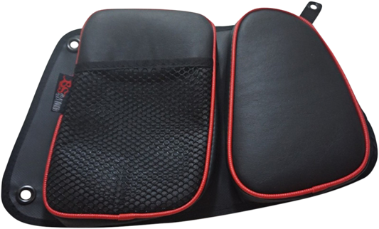 Door Bag - Rear - Black/Red