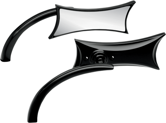 4 Point Mirror - Black - Right