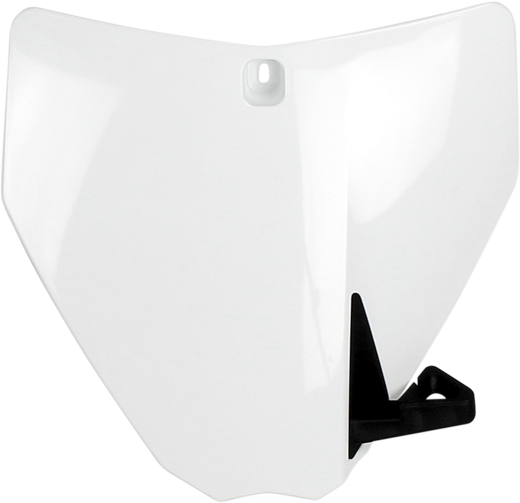 Front Number Plate - White - Husqvarna