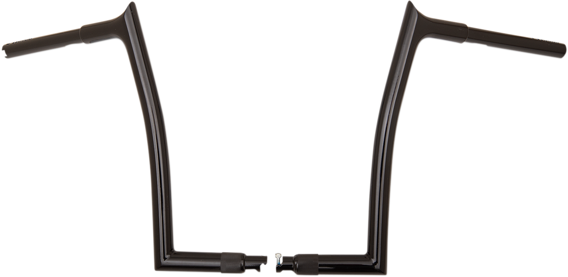 Black 14" Pointed Top Handlebar