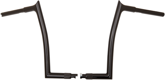 Black 14" Pointed Top Handlebar