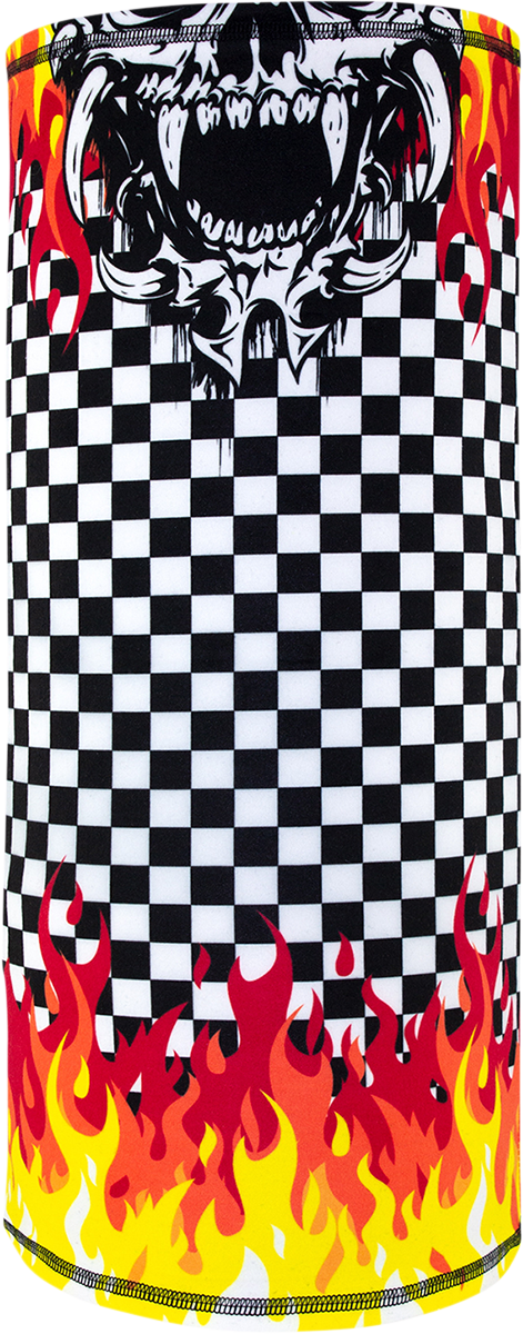 Motley Tube® Sportflex® Neck Tube - Checkerd Flames