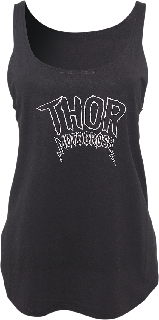 Women's Rocker Tank - Black - Medium