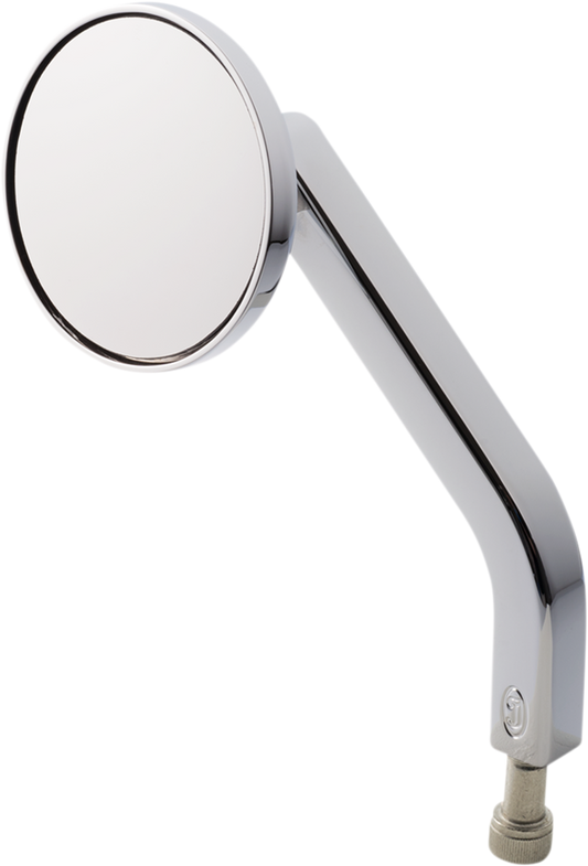 No. 2 OE Solid Round Mirror - Chrome - Left