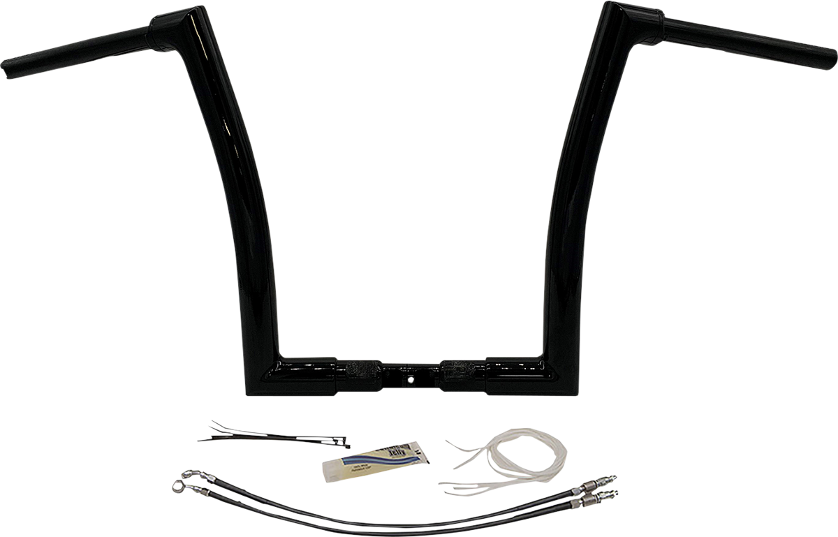 14" Black 1-1/2" Flat Top Handlebar Kit05302