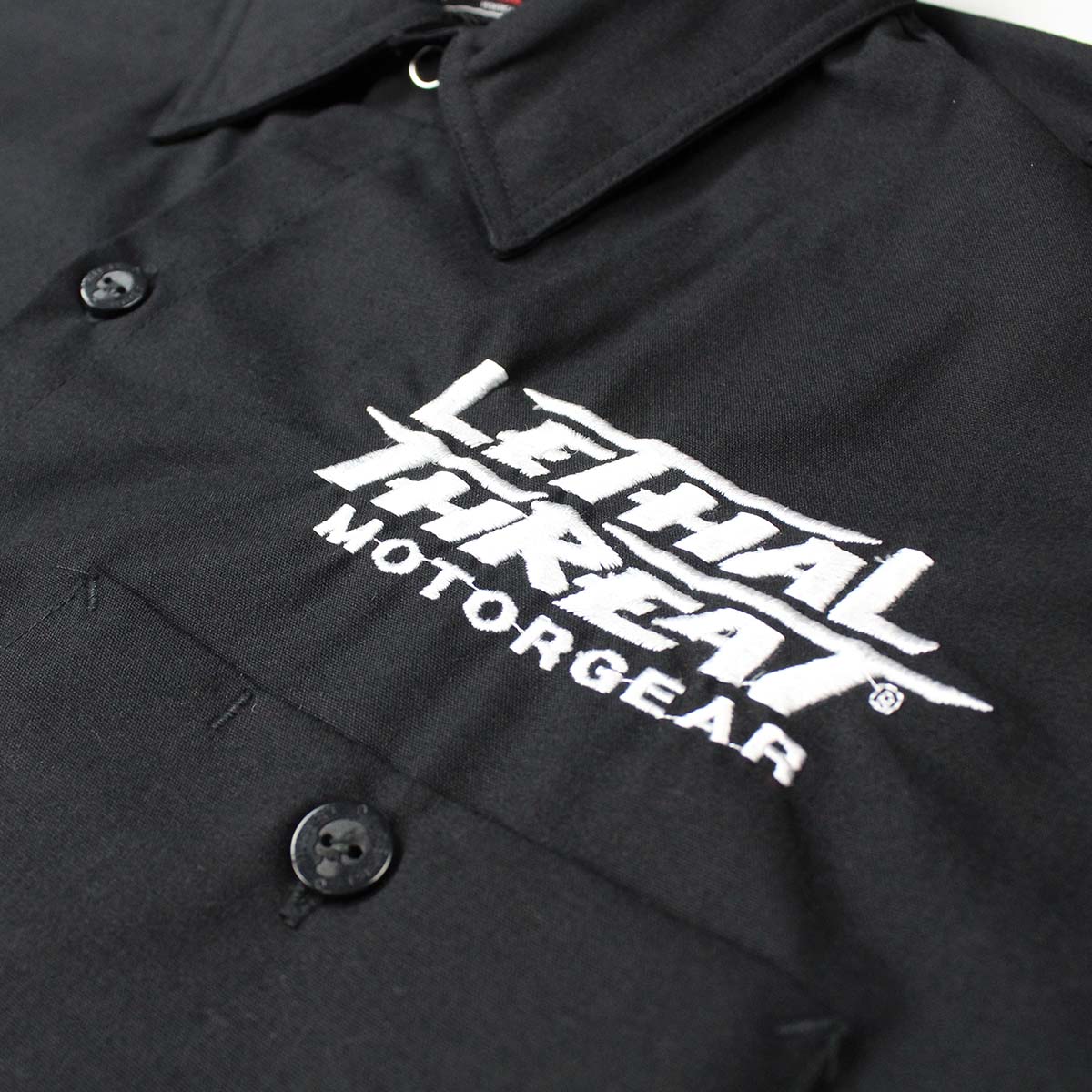 Camisa  LETHAL THREAT - Let It Ride Motorcycle Skull Rider