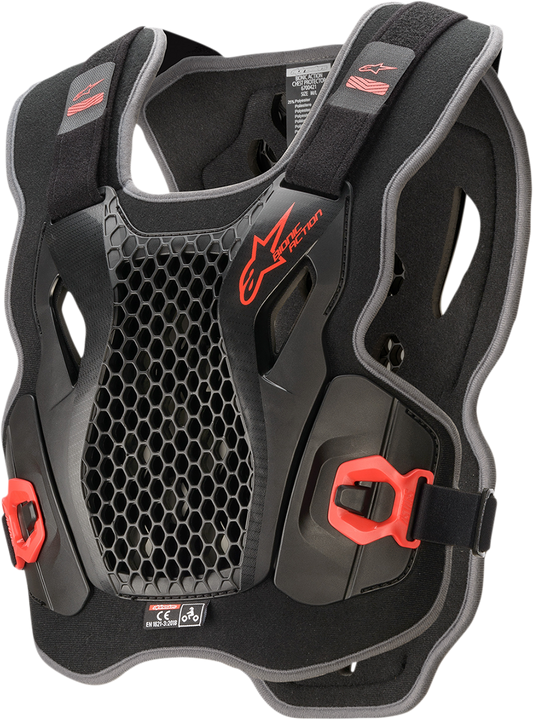 Protector de pecho Alpinestars Bionic Action - Negro/Rojo