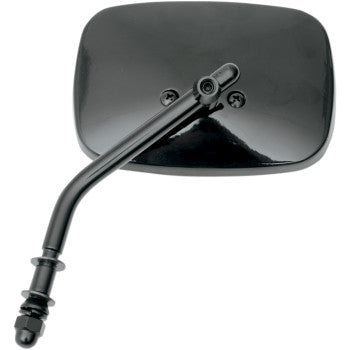 Die Cast Mirror - Standard Stem - Black