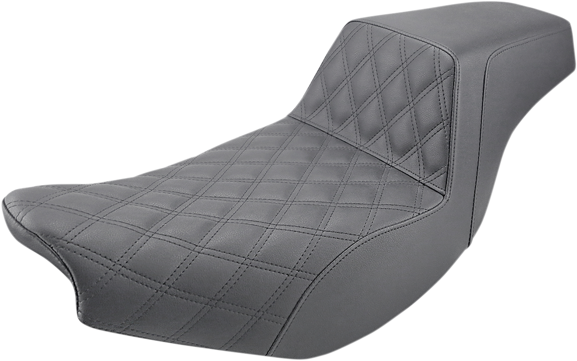 Step Up Seat - Driver Lattice Stitched - Black